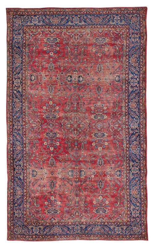     TAPPETO INDO-SARUK, INDIA, 1870   - Auction important antique rugs - Pandolfini Casa d'Aste