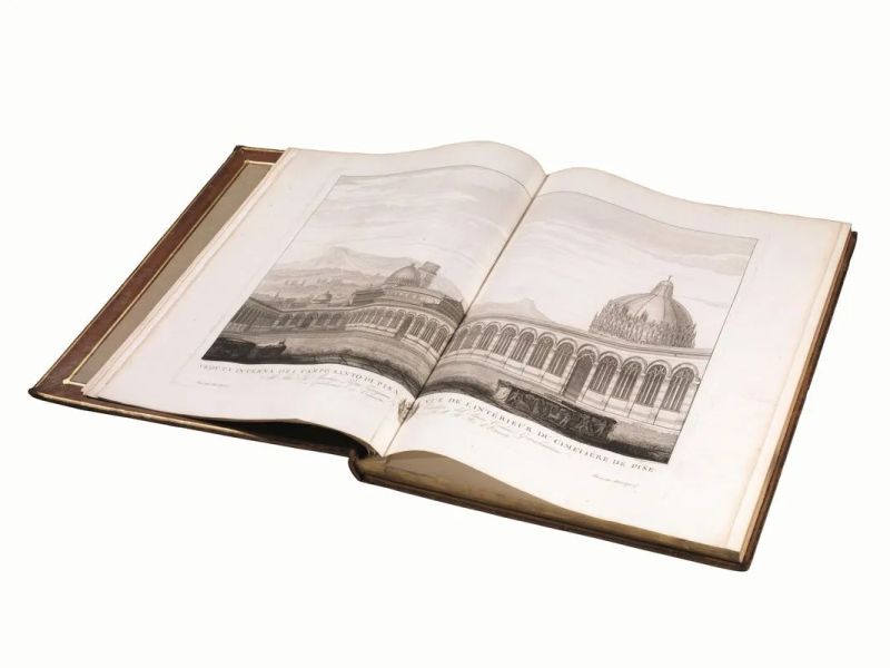 (Arte&nbsp; Illustrati 800) LASINIO, Carlo (1759-1838). Pitture a fresco del&nbsp;&nbsp;&nbsp;  - Auction Old and Modern Master Prints and Drawings-Books - Pandolfini Casa d'Aste