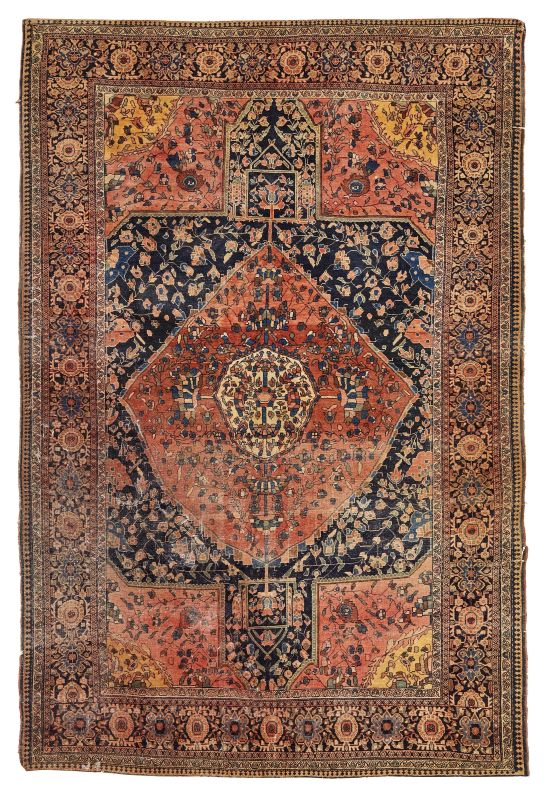 A FARAHAN RUG, PERSIA, 1870  - Auction ONLINE AUCTION | RUGS - Pandolfini Casa d'Aste