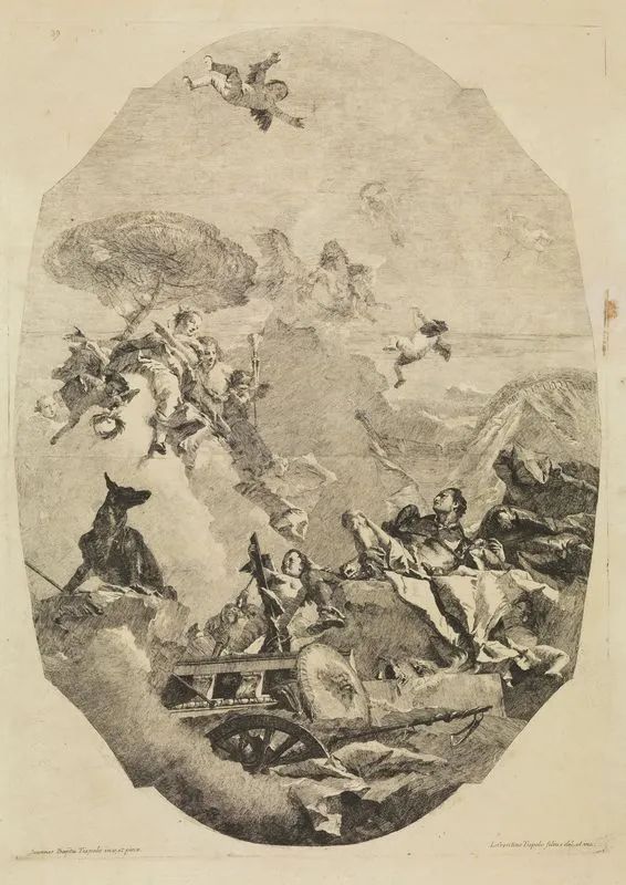 Tiepolo, Lorenzo  - Asta Stampe e disegni dal XVI al XX secolo - Pandolfini Casa d'Aste
