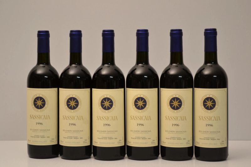 Sassicaia Tenuta San Guido 1996  - Asta Una Straordinaria Selezione di Vini Pregiati da Cantine Italiane - Pandolfini Casa d'Aste