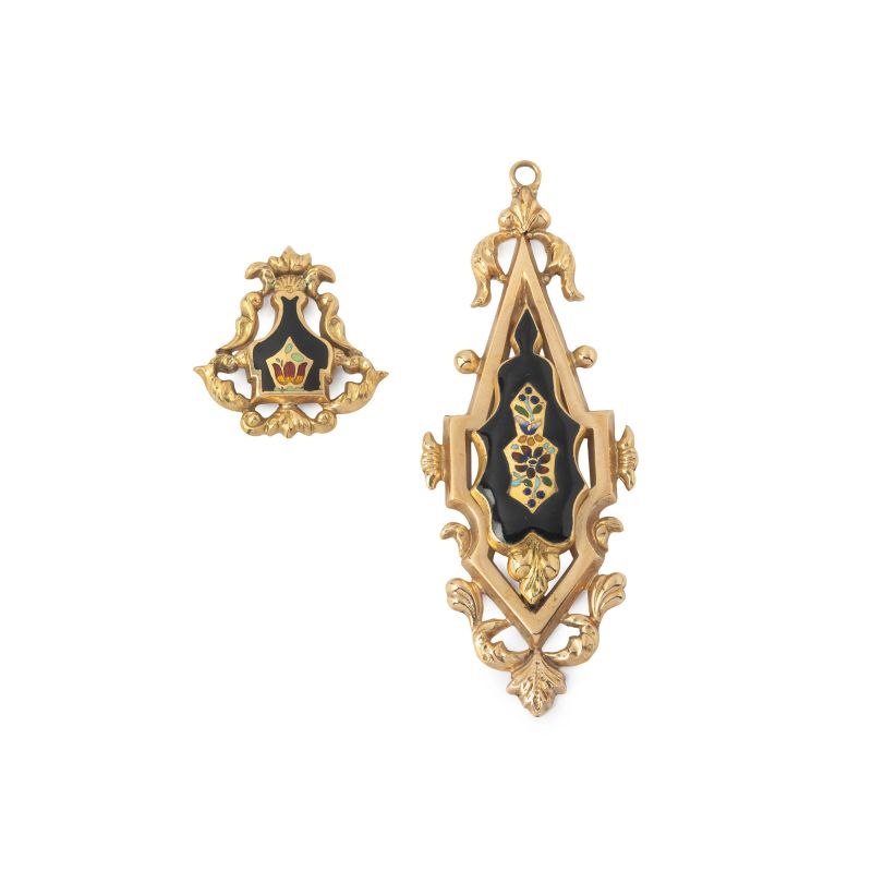 



PENDANT WITH ENAMEL  - Auction JEWELS - Pandolfini Casa d'Aste