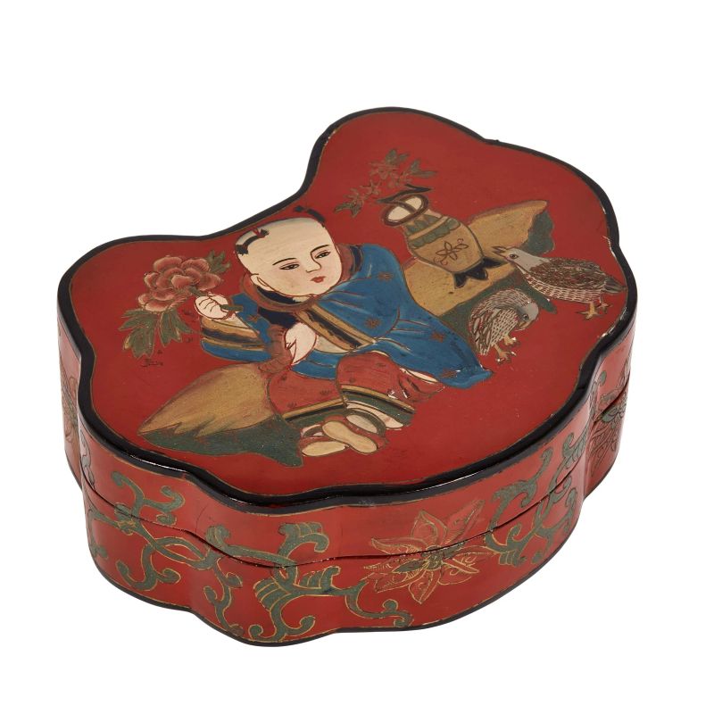 A LACQUERED WOODEN BOX, CHINA, 20TH CENTURY  - Auction ONLINE AUCTION | Asian Art &#19996;&#26041;&#33402;&#26415;&#32593;&#25293; - Pandolfini Casa d'Aste