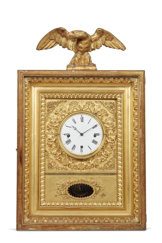 OROLOGIO DA PARETE, TOSCANA, MET&Agrave; SECOLO XIX  - Auction Fine furniture and works of art from private collections - Pandolfini Casa d'Aste