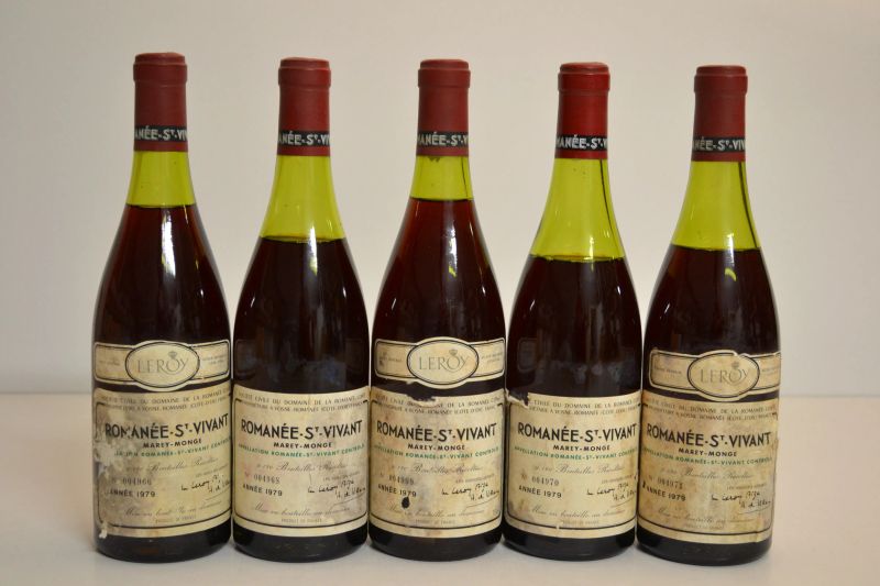 Roman&eacute;e Saint-Vivant Marey-Monge Domaine de la Roman&eacute;e Conti 1979  - Auction A Prestigious Selection of Wines and Spirits from Private Collections - Pandolfini Casa d'Aste