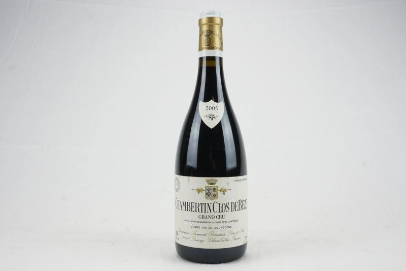      Chambertin Clos de B&egrave;ze Domaine Armand Rousseau 2005   - Auction Il Fascino e l'Eleganza - A journey through the best Italian and French Wines - Pandolfini Casa d'Aste