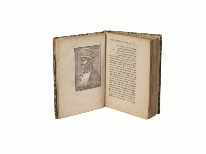 (Sforza &ndash; Illustrati 500) GIOVIO, Paolo. Vita Sfortiae clariss. ducis  - Auction Prints and Drawings from XVI to XX century - Books and Autographs - Pandolfini Casa d'Aste