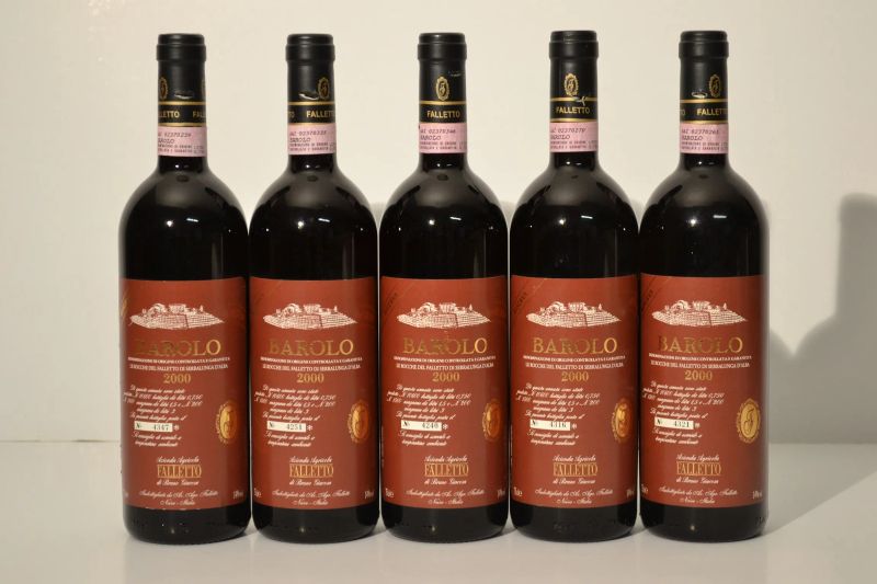 Barolo Riserva Etichetta Rossa Rocche del Falletto Bruno Giacosa 2000  - Auction An Extraordinary Selection of Finest Wines from Italian Cellars - Pandolfini Casa d'Aste