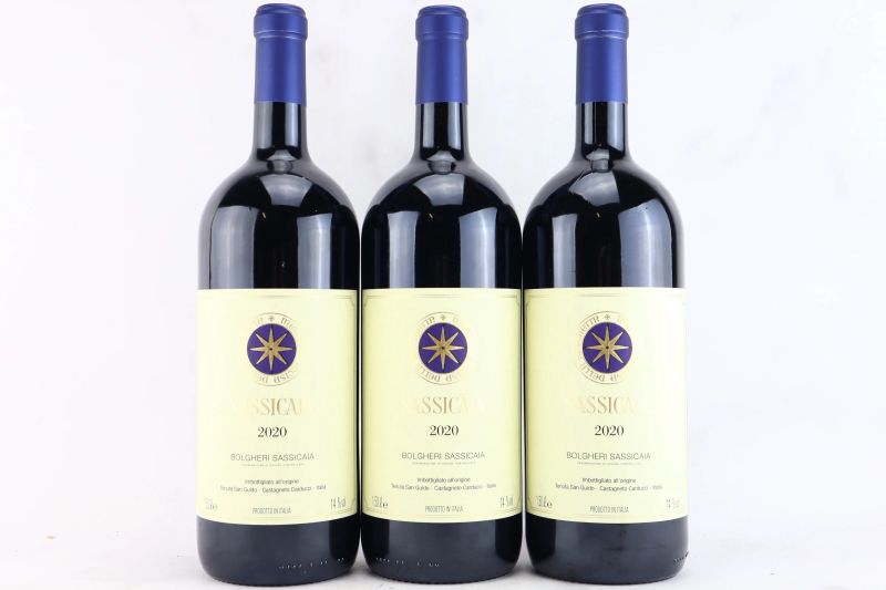 Sassicaia Tenuta San Guido 2020  - Asta MATERIA - Vini Pregiati e da Collezione - Pandolfini Casa d'Aste