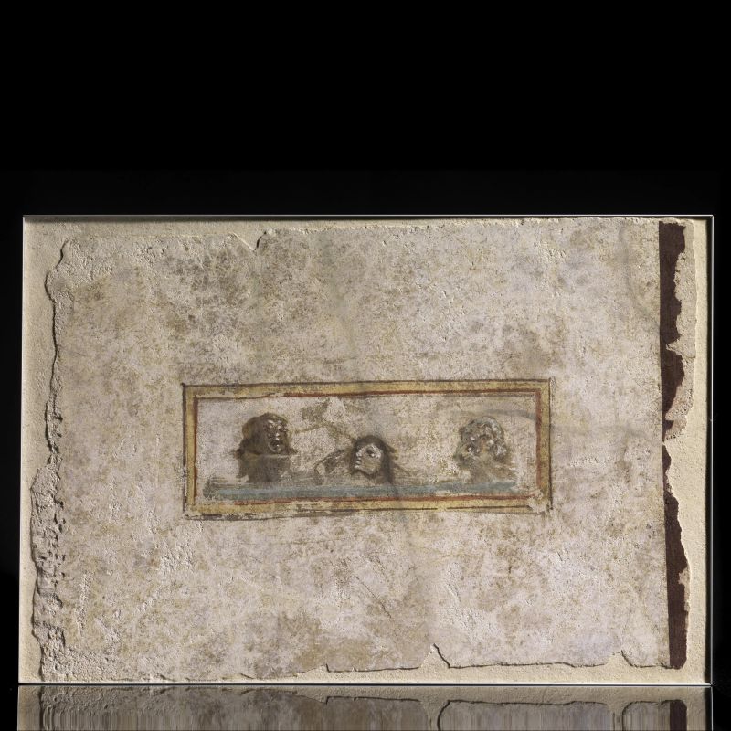 Porzione di affresco parietale  - Auction ANTIQUITIES - Pandolfini Casa d'Aste