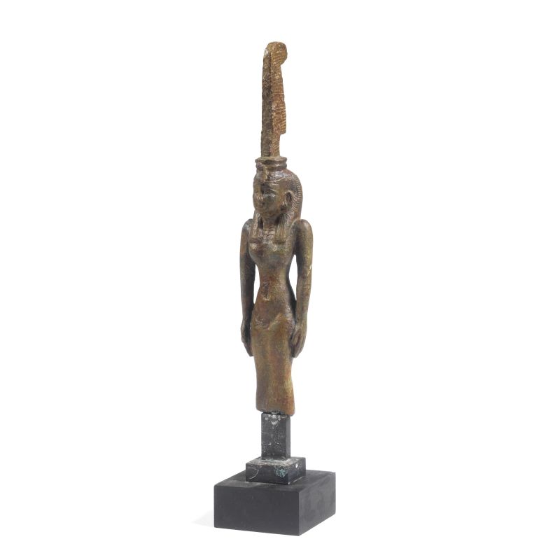 



STATUETTA&nbsp; DELLA DEA MAAT  - Asta ARCHEOLOGIA - Pandolfini Casa d'Aste