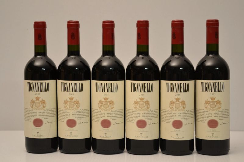 Tignanello Antinori 2005  - Auction An Extraordinary Selection of Finest Wines from Italian Cellars - Pandolfini Casa d'Aste