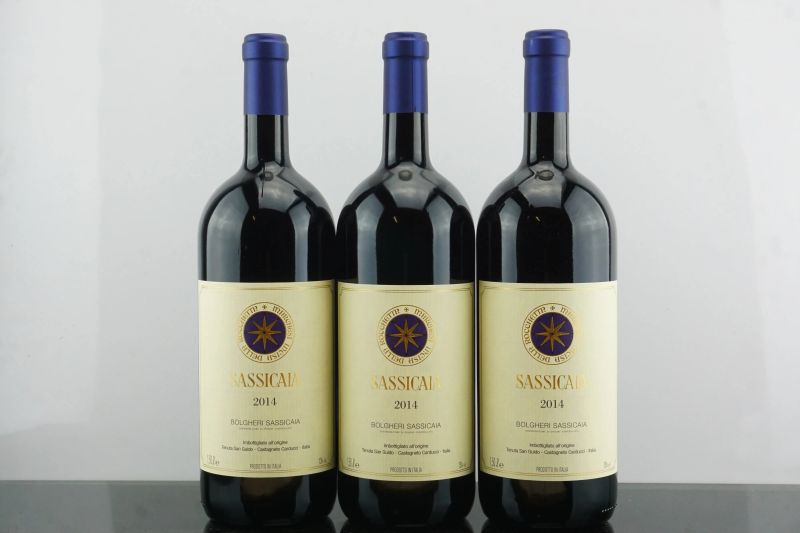 Sassicaia Tenuta San Guido 2014  - Auction AS TIME GOES BY | Fine and Rare Wine - Pandolfini Casa d'Aste