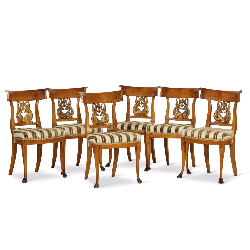 



SIX TUSCAN CHAIRS, 19TH CENTURY  - Auction INTERNATIONAL FINE ART - Pandolfini Casa d'Aste