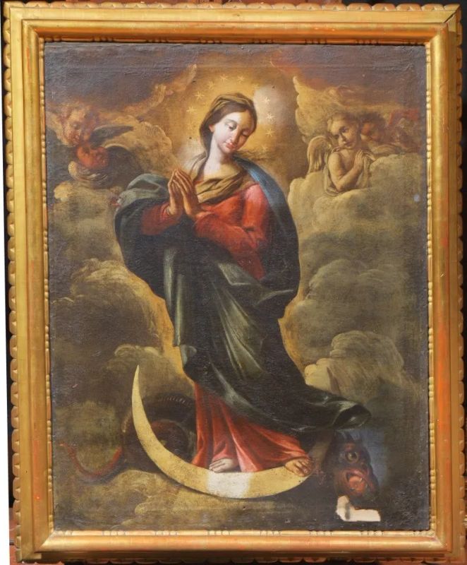 Scuola dell'Italia centrale, sec. XVII  - Auction TIMED AUCTION | PAINTINGS, FURNITURE AND WORKS OF ART - Pandolfini Casa d'Aste