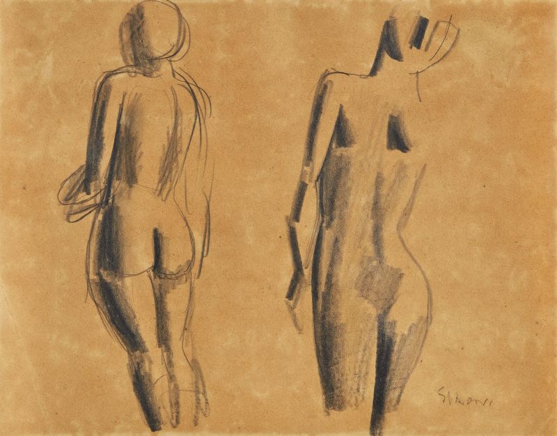 Mario Sironi :      MARIO SIRONI   - Auction ITALIA NOVECENTO | WORKS ON PAPER - Pandolfini Casa d'Aste