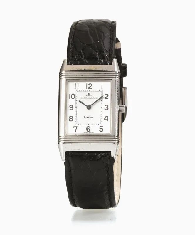 OROLOGIO DA POLSO JAEGER LE COULTRE REVERSO REF. 250.8.86, CASSA N. 1'748'187, IN ACCIAIO  - Auction Silver, jewels, watches and coins - Pandolfini Casa d'Aste