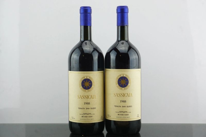 Sassicaia Tenuta San Guido 1988  - Auction AS TIME GOES BY | Fine and Rare Wine - Pandolfini Casa d'Aste