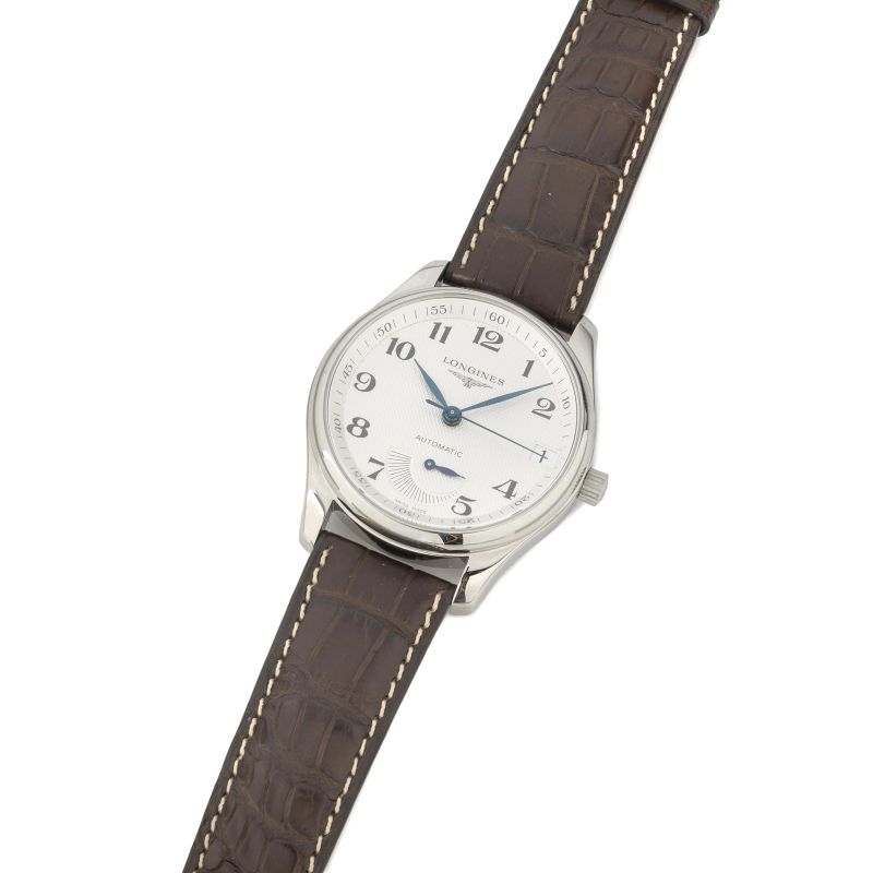 



LONGINES POWER RESERVE REF. L2.666.4 STAINLESS STEEL WRISTWATCH  - Auction WATCHES - Pandolfini Casa d'Aste