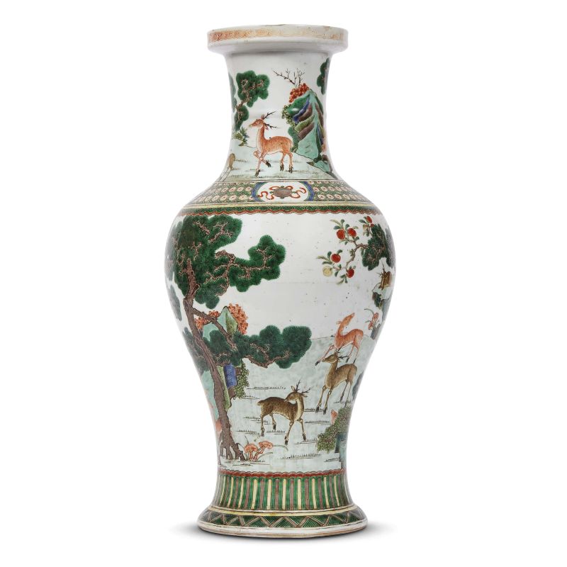 A VASE, CHINA, QING DYNASTY, 19TH CENTURY  - Auction ASIAN ART / &#19996;&#26041;&#33402;&#26415;   - Pandolfini Casa d'Aste