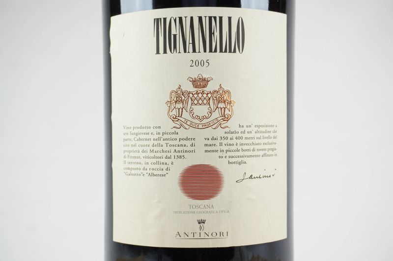 Tignanello Antinori 2005  - Asta ASTA A TEMPO | Smart Wine - Pandolfini Casa d'Aste
