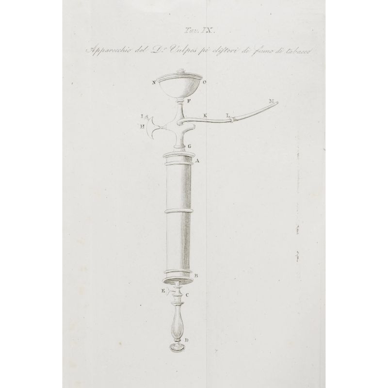 Manni, Pietro. Manuale pratico per la cura degli apparentemente morti. Napoli, Real Ministero di Stato degli Affari Interni, 1835.  - Asta LIBRI, MANOSCRITTI, AUTOGRAFI E STAMPE - Pandolfini Casa d'Aste