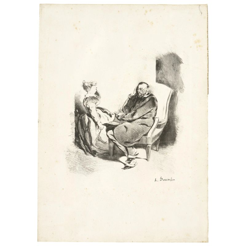 



Honor&eacute; Daumier  - Auction WORKS ON PAPER - Pandolfini Casa d'Aste