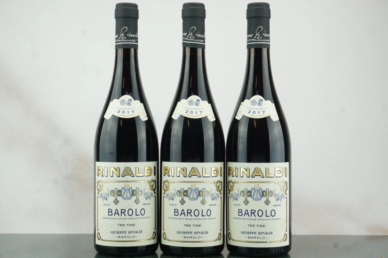 Barolo Tre Tine Giuseppe Rinaldi 2017  - Auction LA RAFFINATEZZA DELLA COMPLESSITA' - Fine and Rare Wine - Pandolfini Casa d'Aste