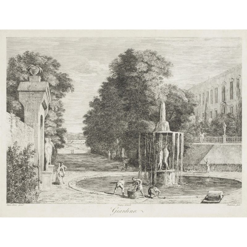 Ricci, Marco. Gruppo di otto vedute. [1740].   - Asta LIBRI, MANOSCRITTI, AUTOGRAFI E STAMPE - Pandolfini Casa d'Aste