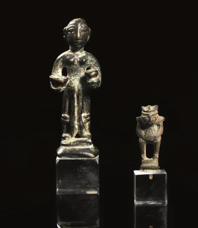 DUE STATUETTE  - Asta Reperti Archeologici - Pandolfini Casa d'Aste