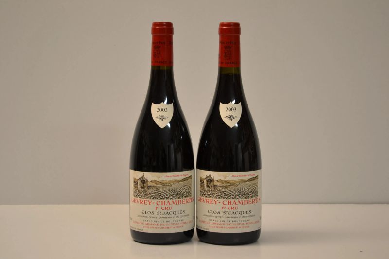 Gevery-Chambertin Clos Saint Jacques Domaine Armand Rousseau 2003  - Auction the excellence of italian and international wines from selected cellars - Pandolfini Casa d'Aste
