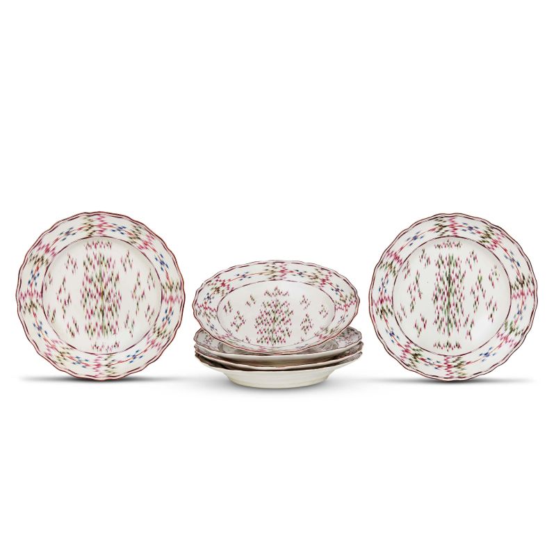 



SIX DISHES, NYMPHENBURG, CIRCA 1770  - Auction CERAMICS. MAJOLICA AND PORCELAIN FROM THE RENAISSANCE TO THE 18TH CENTURY - Pandolfini Casa d'Aste