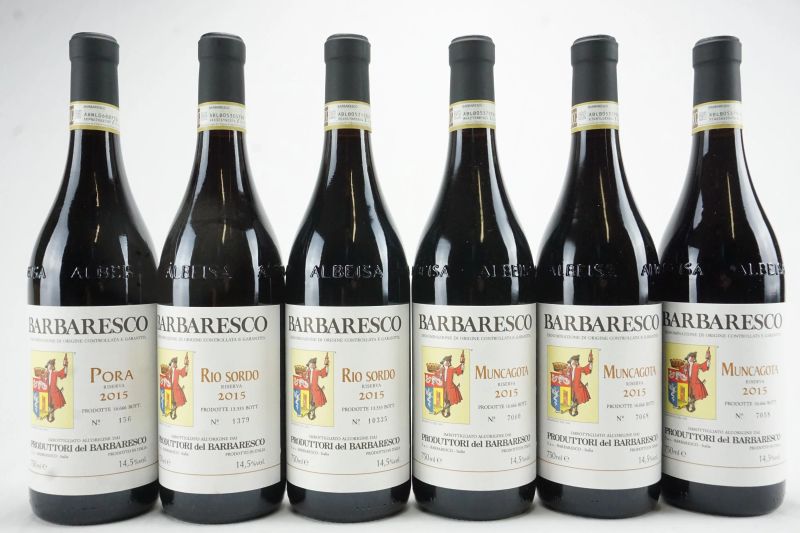      Selezione Barbaresco Riserva Produttori del Barbaresco 2015   - Asta L'Arte del Collezionare - Vini italiani e francesi da cantine selezionate - Pandolfini Casa d'Aste