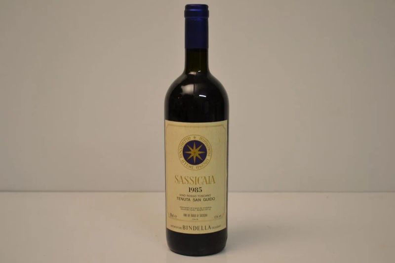 Sassicaia Tenuta San Guido 1985                                             - Auction Fine Wines from Important Private Italian Cellars - Pandolfini Casa d'Aste