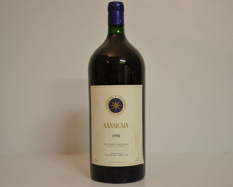 Sassicaia Tenuta San Guido 1998  - Asta Una Eccezionale Selezione di Vini e Distillati Internazionali da Collezioni Private - Pandolfini Casa d'Aste