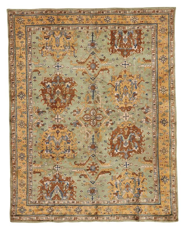      TAPPETO USHAK, TURCHIA, 1940   - Auction important antique rugs - Pandolfini Casa d'Aste