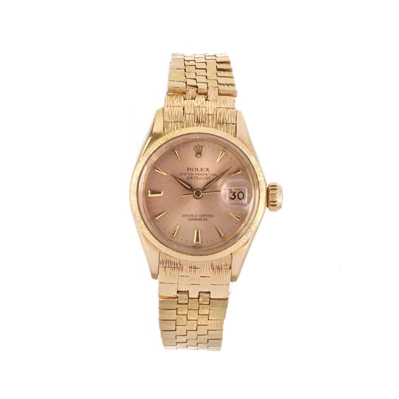 ROLEX DATEJUST LADY REF. 6521 N. 10372XX YELLOW GOLD WRISTWATCH, 1964  - Auction WATCHES AND PENS - Pandolfini Casa d'Aste