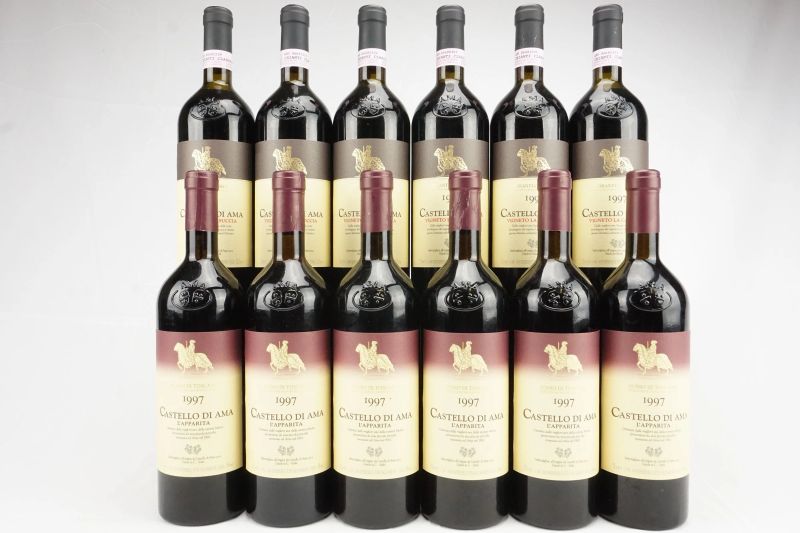      Selezione Castello di Ama 1997   - Auction Il Fascino e l'Eleganza - A journey through the best Italian and French Wines - Pandolfini Casa d'Aste