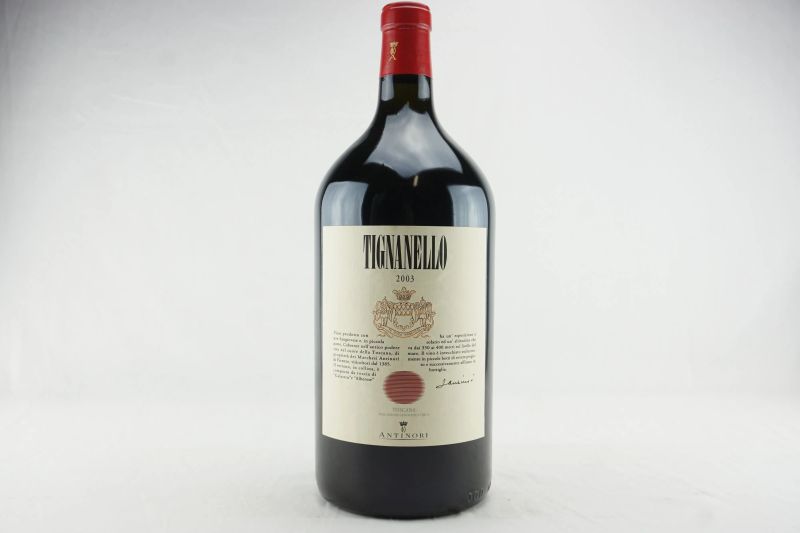 Tignanello Antinori 2003  - Auction THE SIGNIFICANCE OF PASSION - Fine and Rare Wine - Pandolfini Casa d'Aste