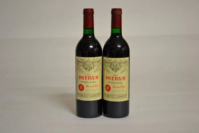 Chateau Petrus 1986  - Asta Vini pregiati e da collezione - Pandolfini Casa d'Aste