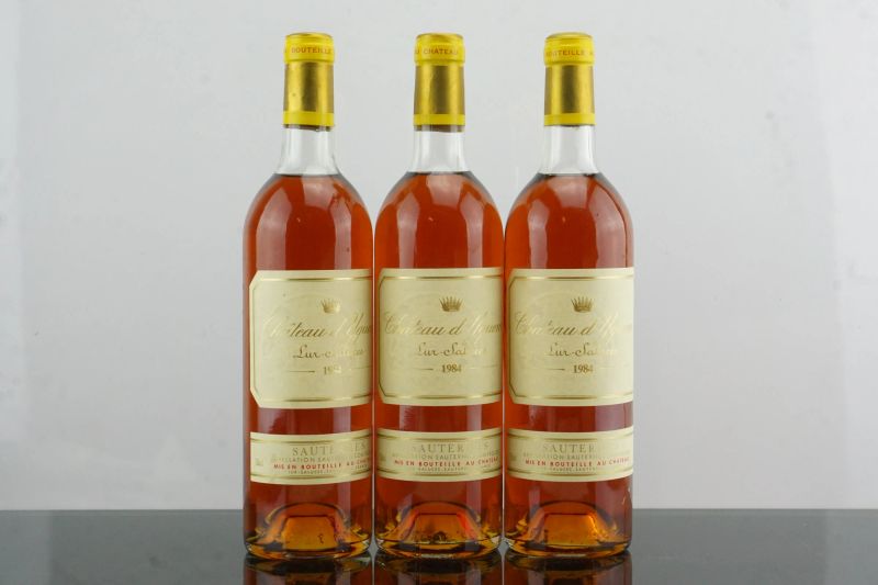 Ch&acirc;teau d&rsquo;Yquem 1984  - Auction AS TIME GOES BY | Fine and Rare Wine - Pandolfini Casa d'Aste