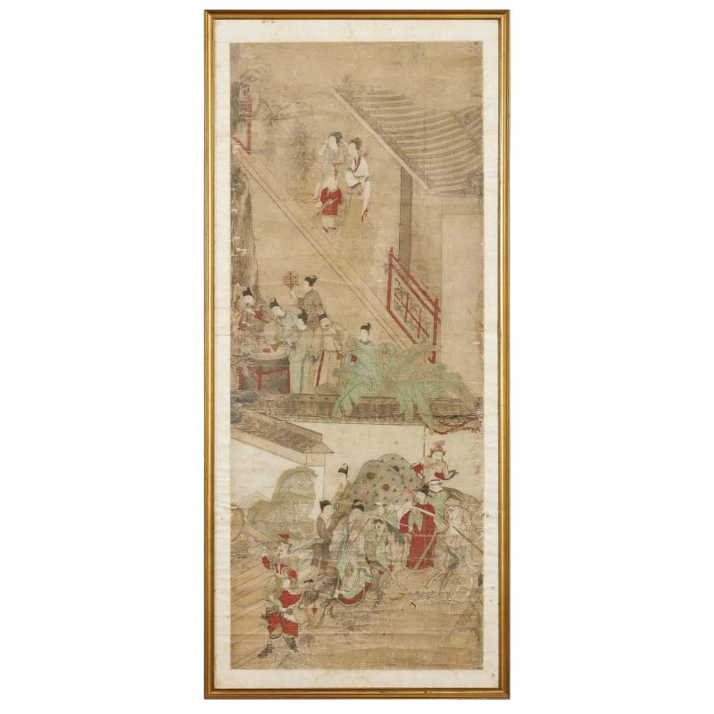 DIPINTO, CINA, SEC. XIX-XX  - Auction ONLINE AUCTION | Asian Art &#19996;&#26041;&#33402;&#26415;&#32593;&#25293; - Pandolfini Casa d'Aste