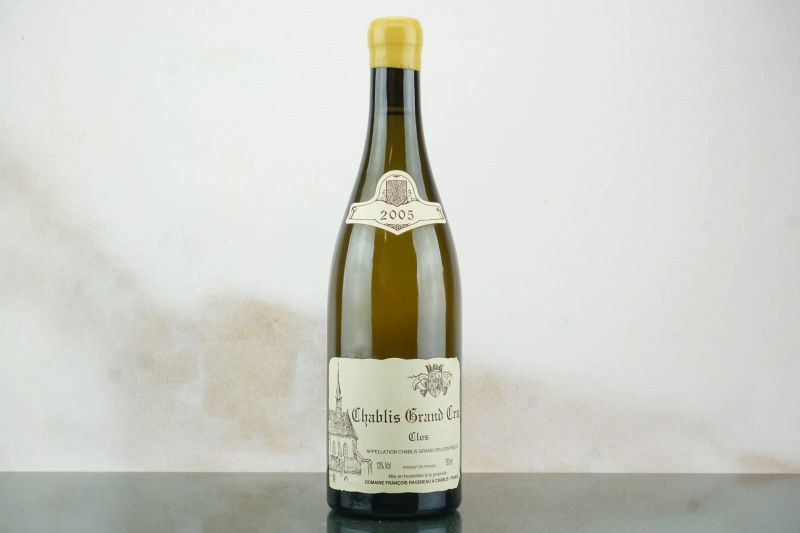 Chablis Clos Domaine Raveneau 2005  - Auction LA RAFFINATEZZA DELLA COMPLESSITA' - Fine and Rare Wine - Pandolfini Casa d'Aste