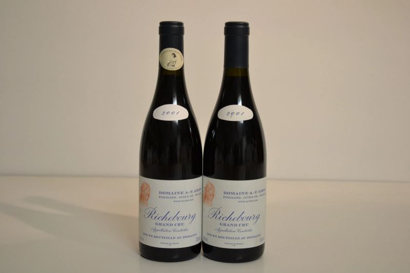 Richebourg Domaine A.-F. Gros 2001  - Auction A Prestigious Selection of Wines and Spirits from Private Collections - Pandolfini Casa d'Aste