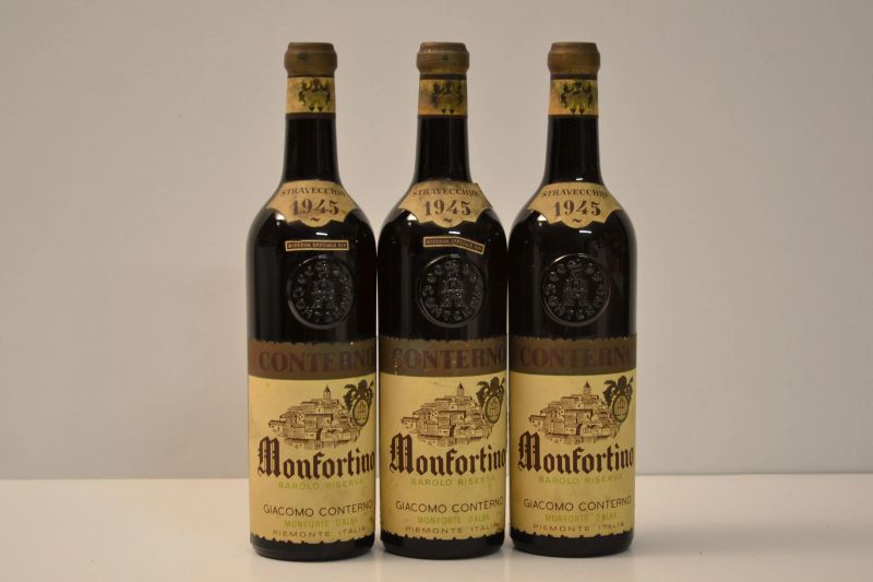 Barolo Monfortino Riserva Speciale Giacomo Conterno 1945  - Auction the excellence of italian and international wines from selected cellars - Pandolfini Casa d'Aste