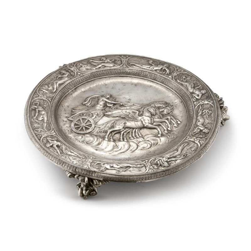 A SILVER STAND, END OF 19TH CENTURY  - Auction Italian and european silvers - Pandolfini Casa d'Aste