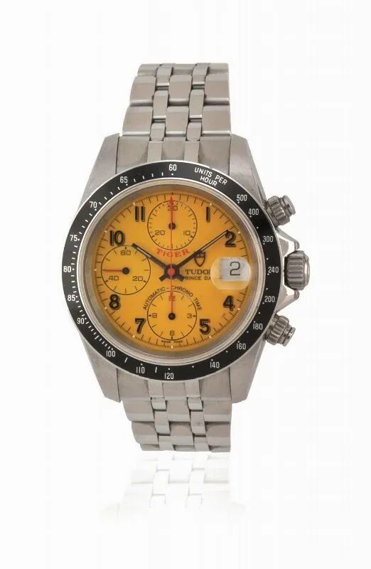 OROLOGIO DA POLSO TUDOR PRINCE DATE AUTOMATIC-CHRONO TIME TIGER, REF. 79260, SERIALE N. H307512,&nbsp; IN ACCIAIO  - Auction Fine Jewels and Watches - Pandolfini Casa d'Aste