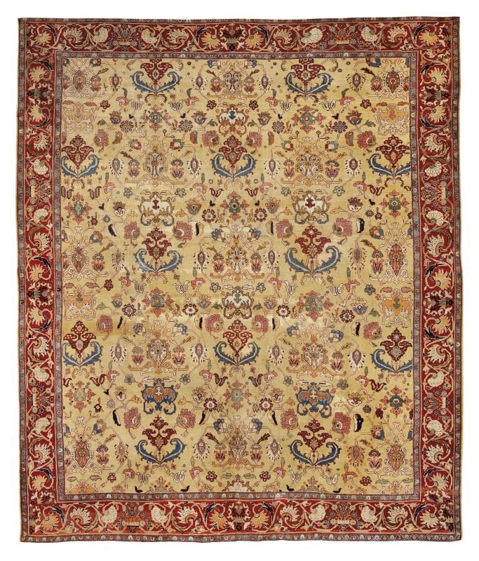      TAPPETO ZIEGLER MAHAL, PERSIA, 1880   - Auction important antique rugs - Pandolfini Casa d'Aste