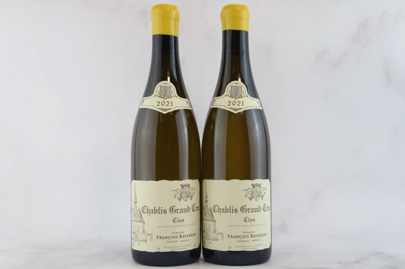 



Chablis Clos Domaine Raveneau 2021  - Auction La Joie du Vin - Fine and Rare Wine - Pandolfini Casa d'Aste