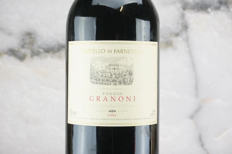 Poggio Granoni Castello di Farnetella 1993  - Auction Smart Wine 2.0 | Online Auction - Pandolfini Casa d'Aste